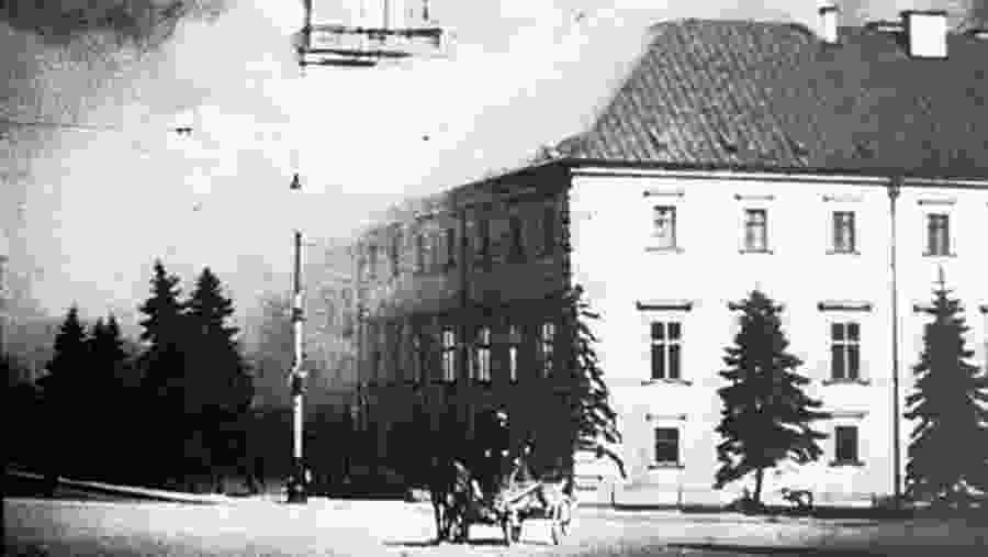 Burning Royal Castle in Warsaw, September 17th 1939 