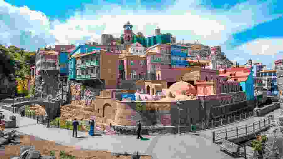 Tbilisi City in Pastle Colours