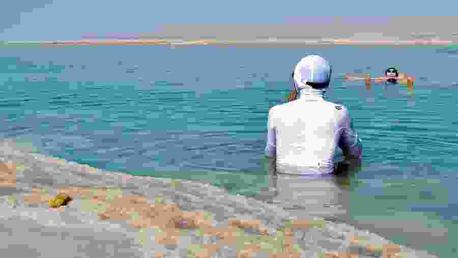 Float in the Dead Sea