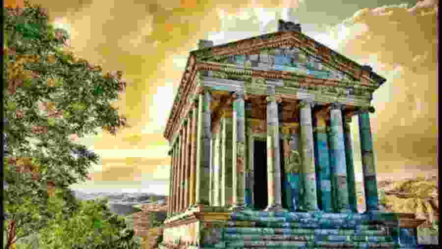 Temple of Garni In Armenia