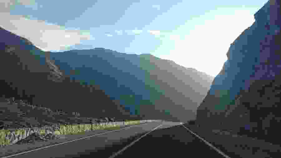 Drive through the scenic views at Bartang Vallye