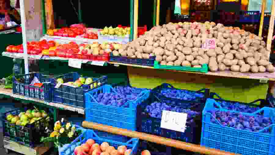 Buy fresh ingredients from Veliko Tarnovo Vegetable Stalls