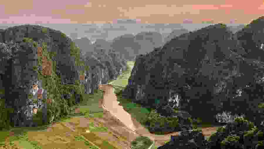 Marvel at the amazing view from the Mua Cave