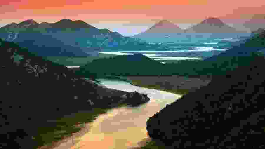 National park Skadar lake