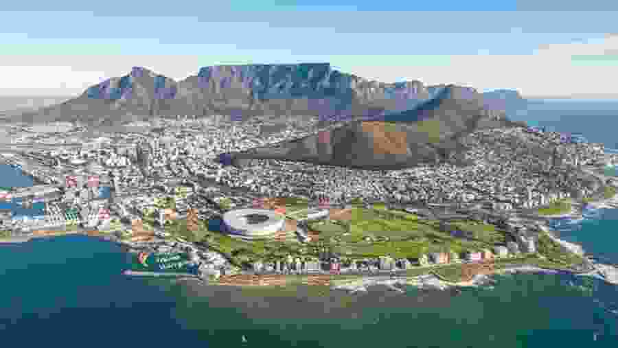 Admire the view of Cape Town, South Africa