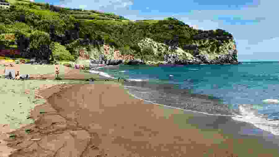 The beach