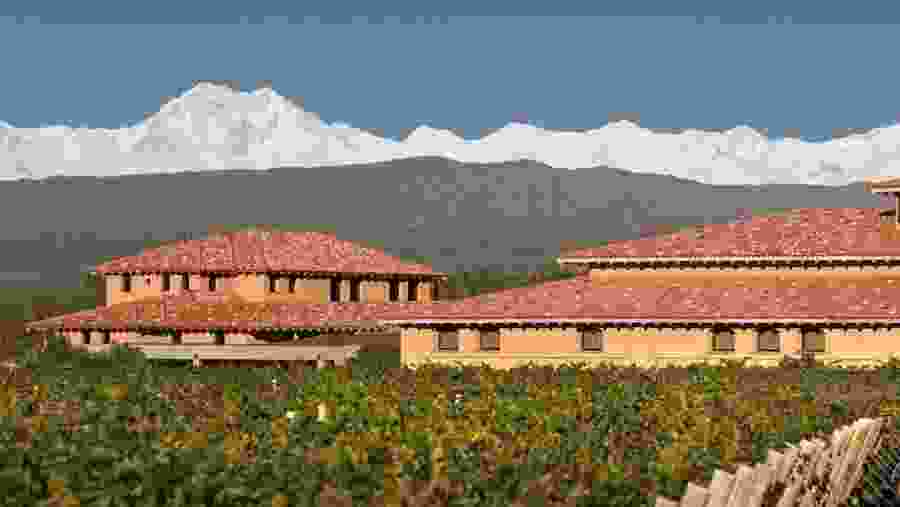 Scenic views of vineyards