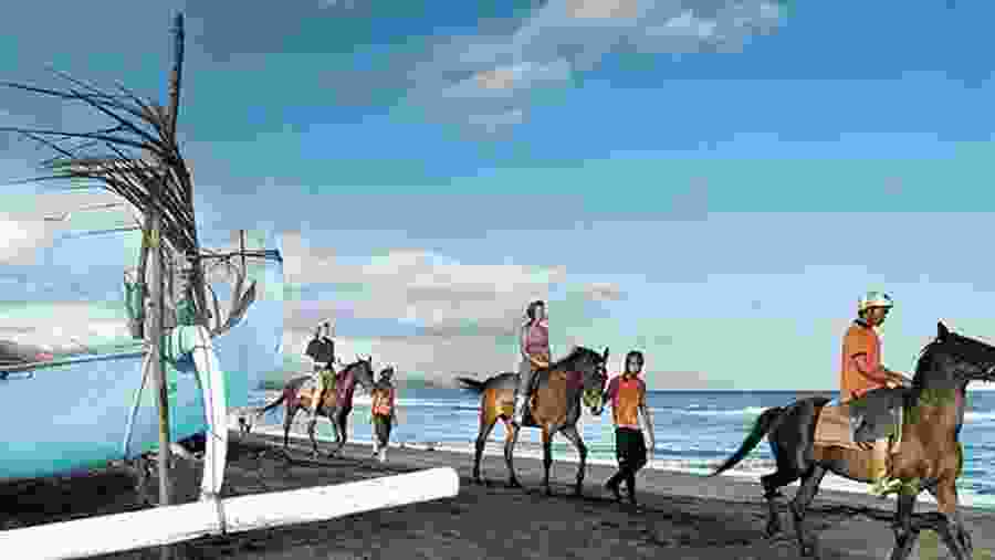 Horse-Riding on Bali's Beach