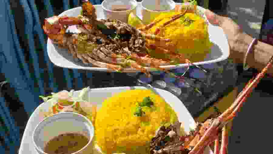 Fresh seafood