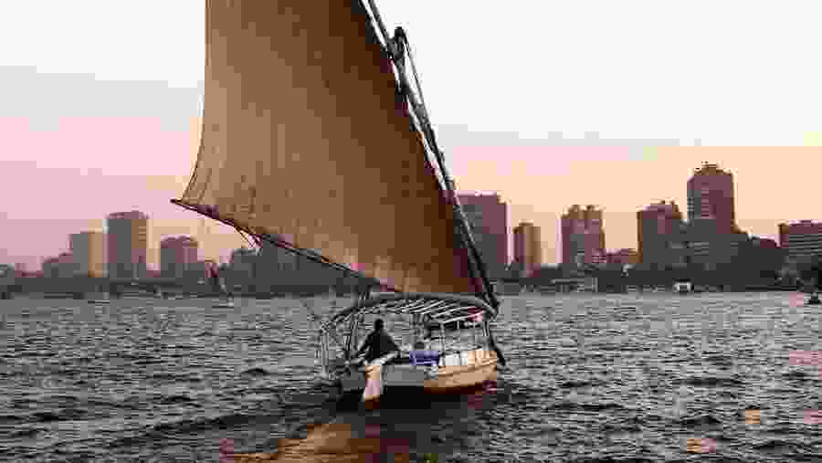 Felucca ride in Luxor River Nile