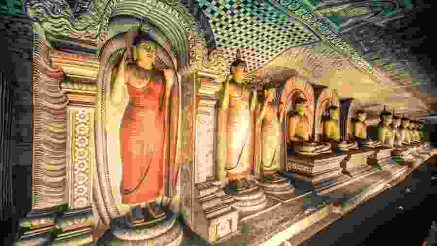 Dambulla Cave Temple in Sri Lanka