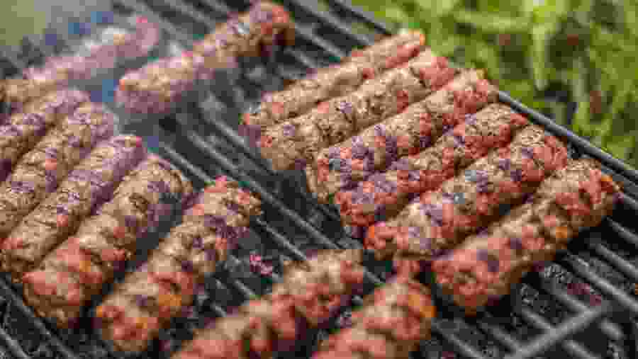 grilled cevapi( local meat delicacy