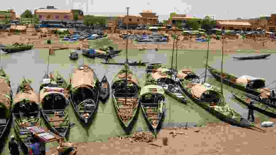 Port city of Mopti