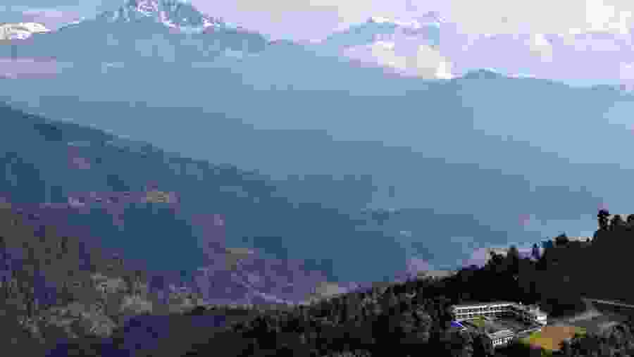 Snow-capped mountains