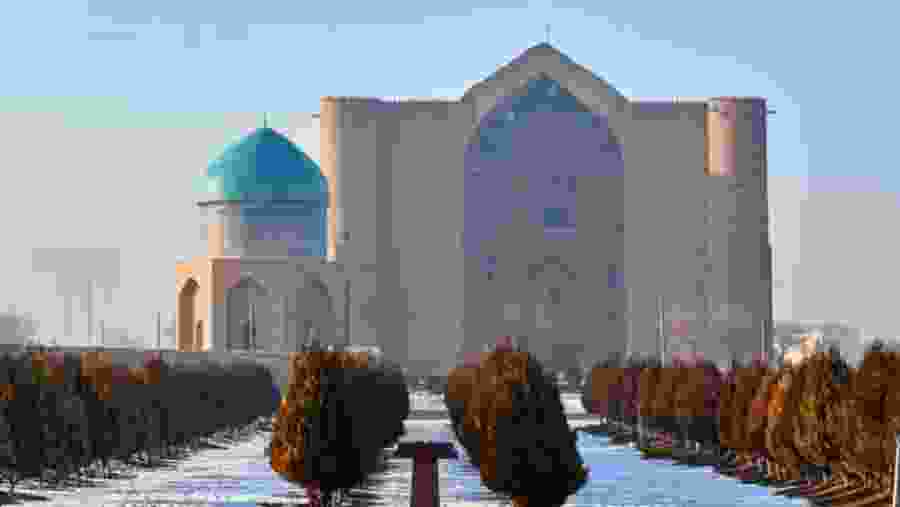 Mausoleum In Turkistan, Kazakhstan
