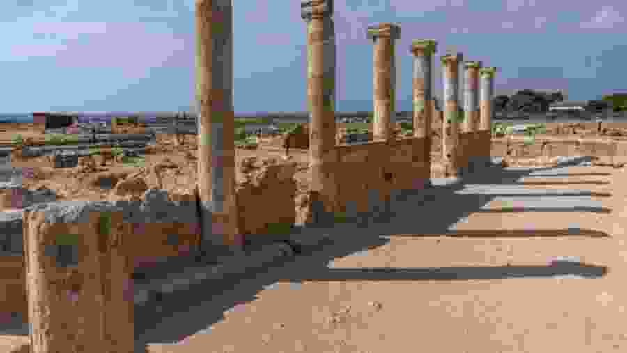 Explore the ruins at the Kato Paphos in Paphos