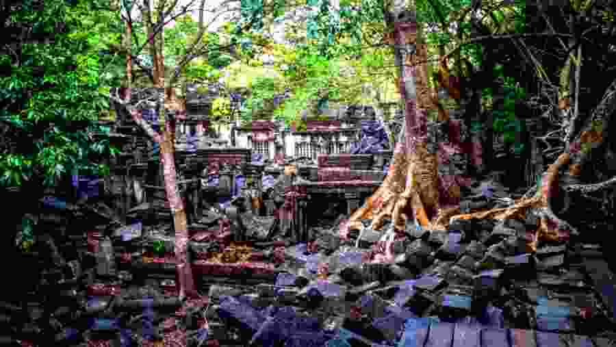 Ruins of a temple at Kolen Mountain