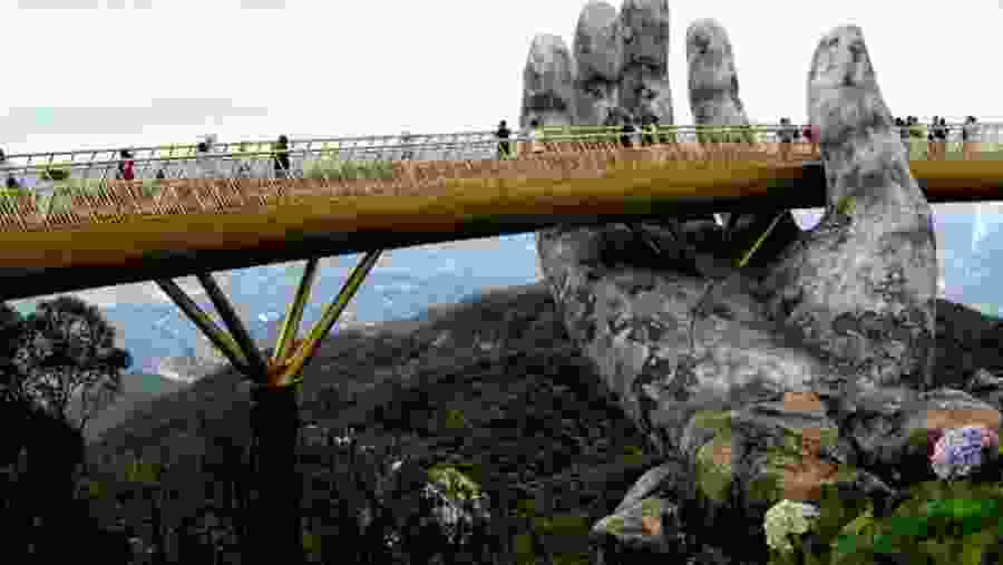 Golden Hand Bridge Danang