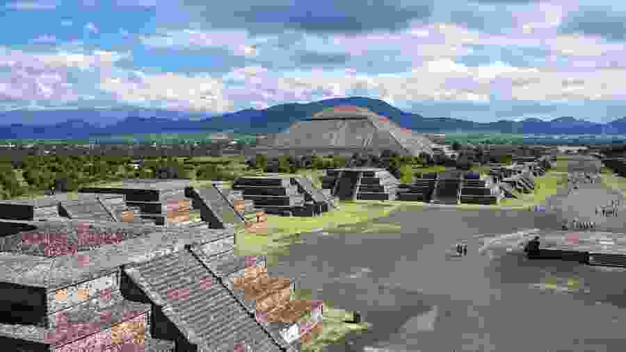 The ancient pyramids of Teotihuacan