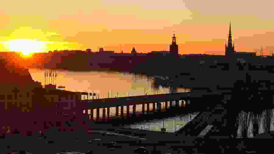 Sunset from Western Bridge