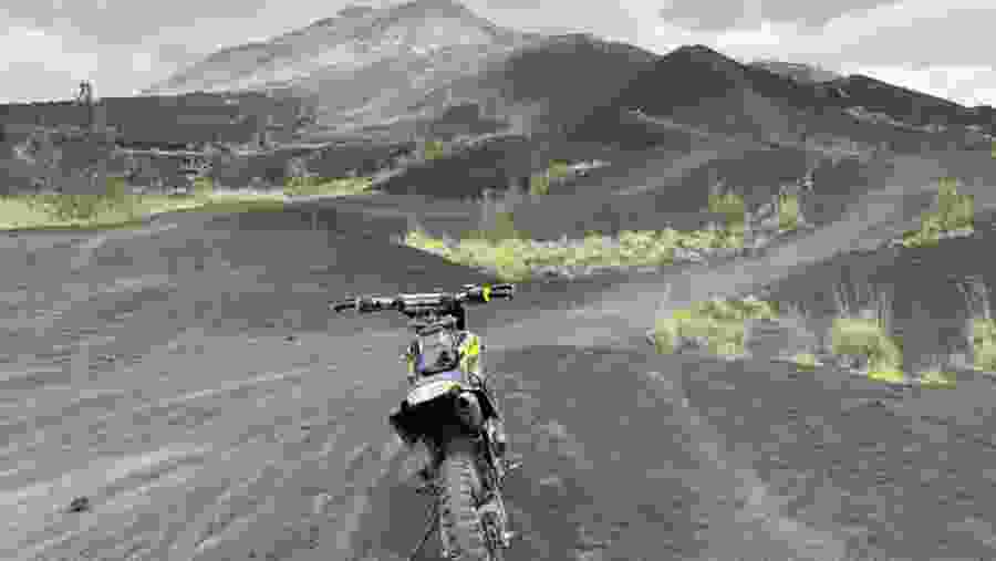 Ride to Mount Batur