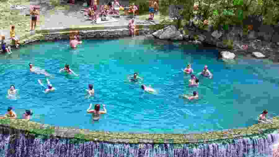 Enjoy the thermal waters at Permet