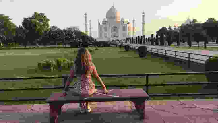 Traveller in Agra