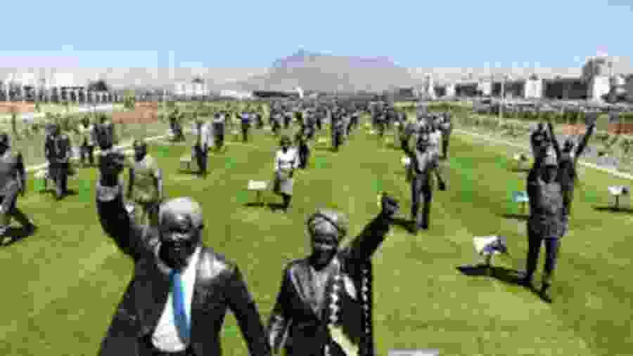 Witness unique stone statues