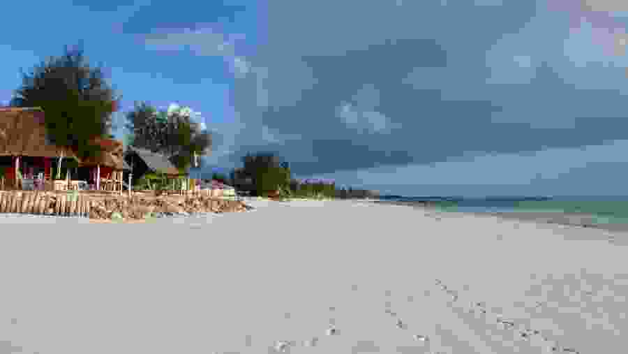 White sand beach of Zanzibar