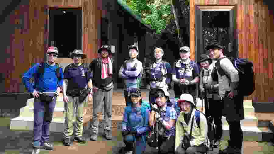 Kilimanjaro group  of tourists