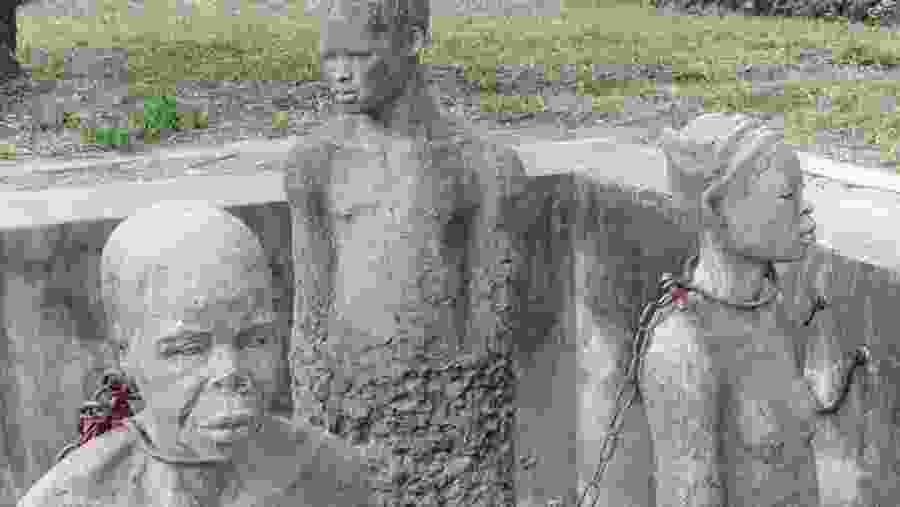 Monument to the slaves, Stone Town, Zanzibar