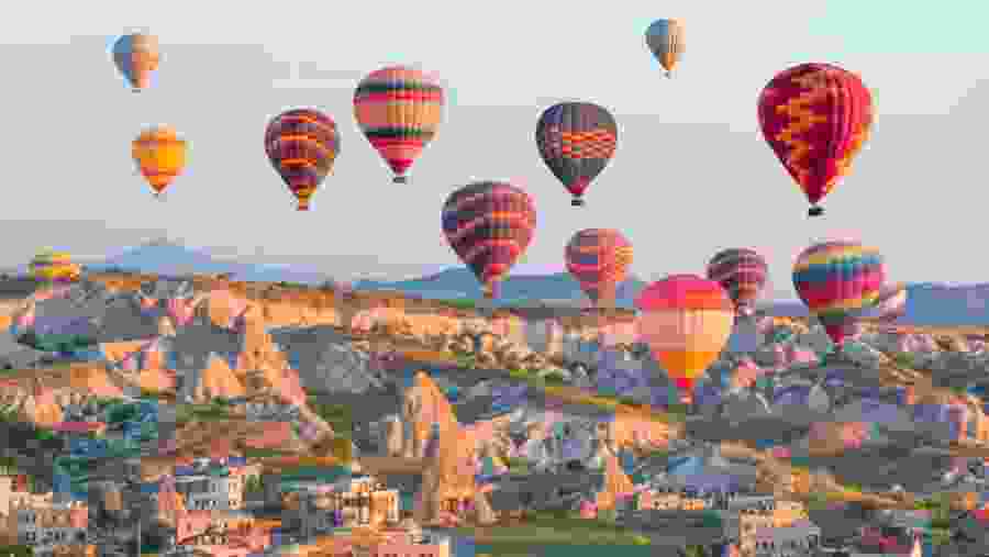 Fly in Hot air balloons at Cappadocia
