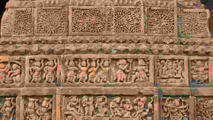 Sculptures at the temple