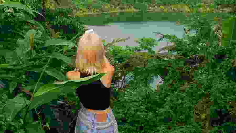 First view of Lake lanoto'o