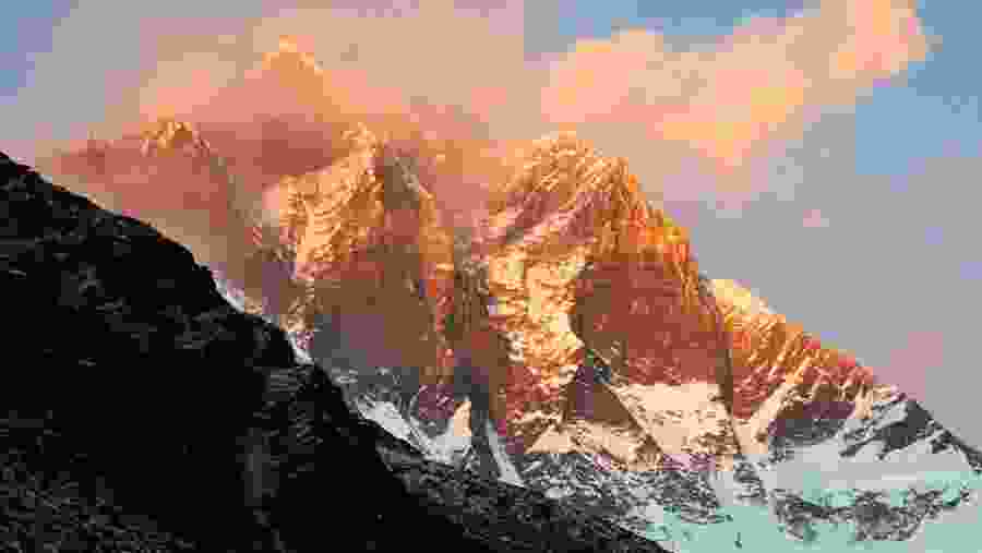View of the Mount Everest