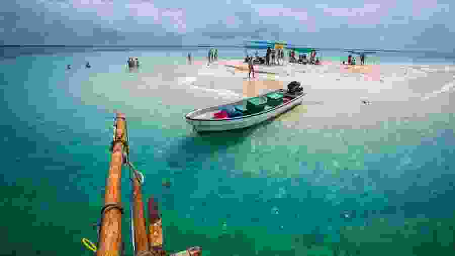 Kwale Island, one of the many islands of the Zanzibar Archipelago and tiny at around 7km squared