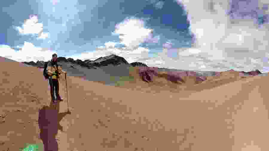 Hiking in Rainbow Valley