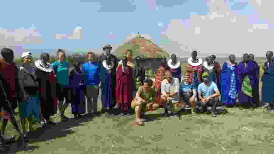 Meeting the local people