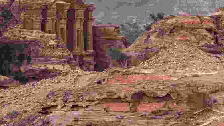 Petra Sandstone Mountains