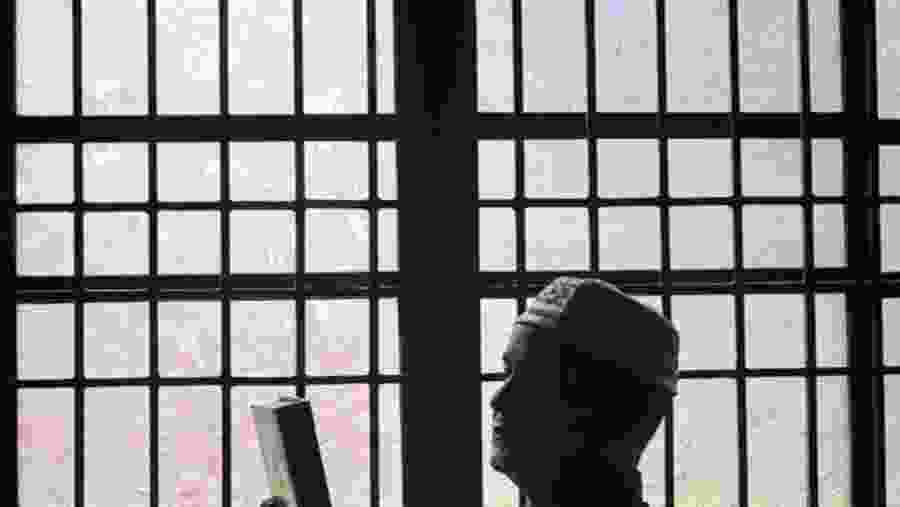 Devout Muslim at Prayer in Yangon, Myanmar