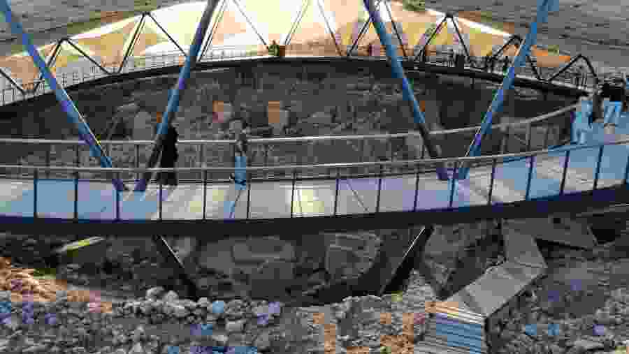 Explore the archaeological ruins