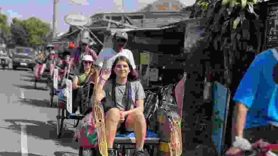 Becak Riding in Kotagede