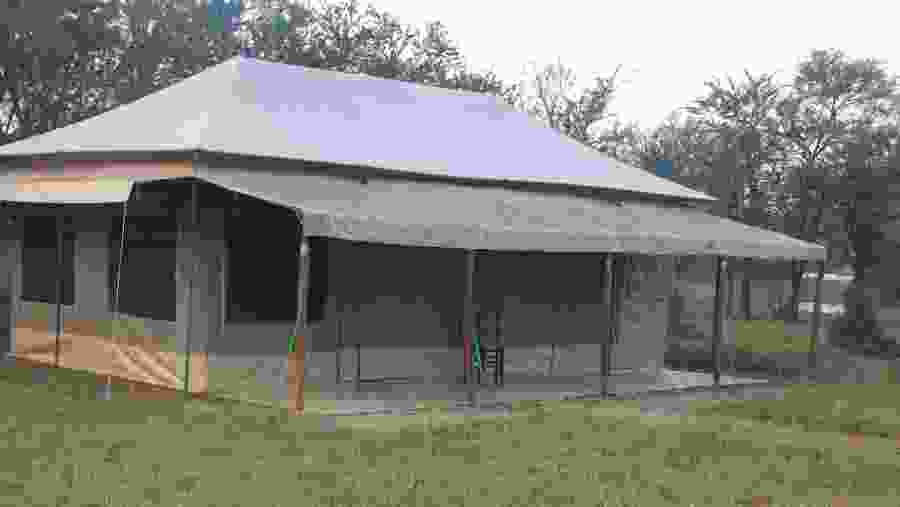 Tent in Serengeti, Tanzania, Africa