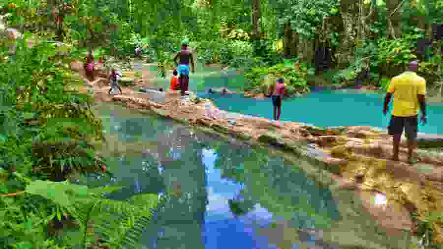 Visit the Enchanting Cool Blue Hole of Ocho Rios, Jamaica