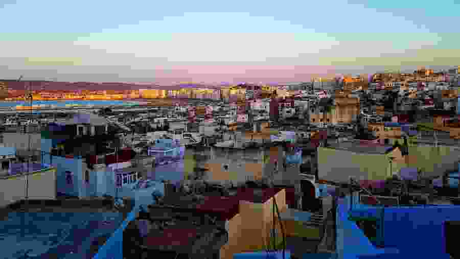 Overlooking the city