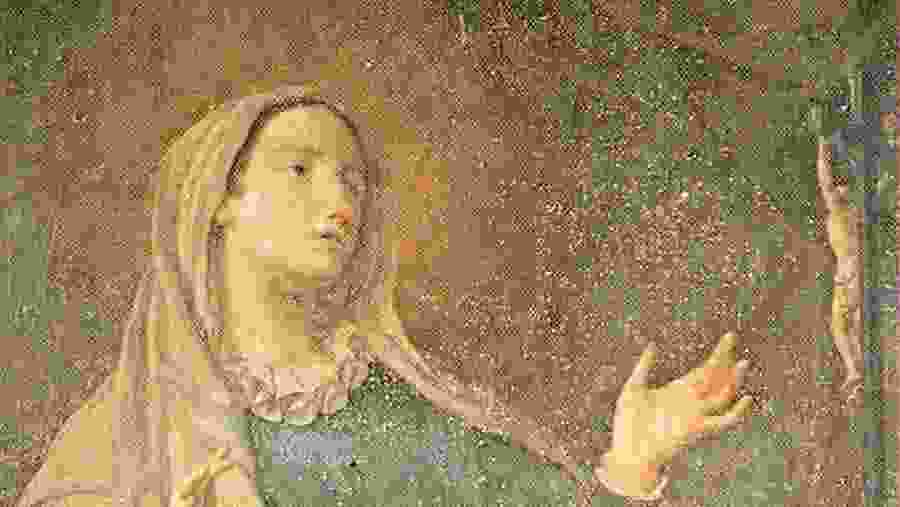 A painting of Saint Catherine Fieschi Adorno