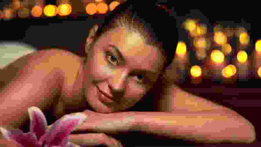 Traveller getting a massage