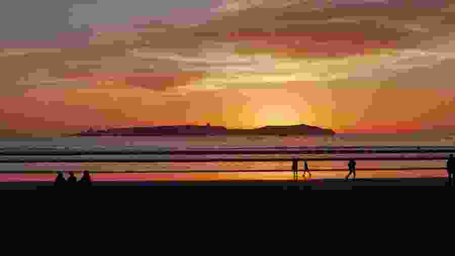Sunset at Essaouira Beach
