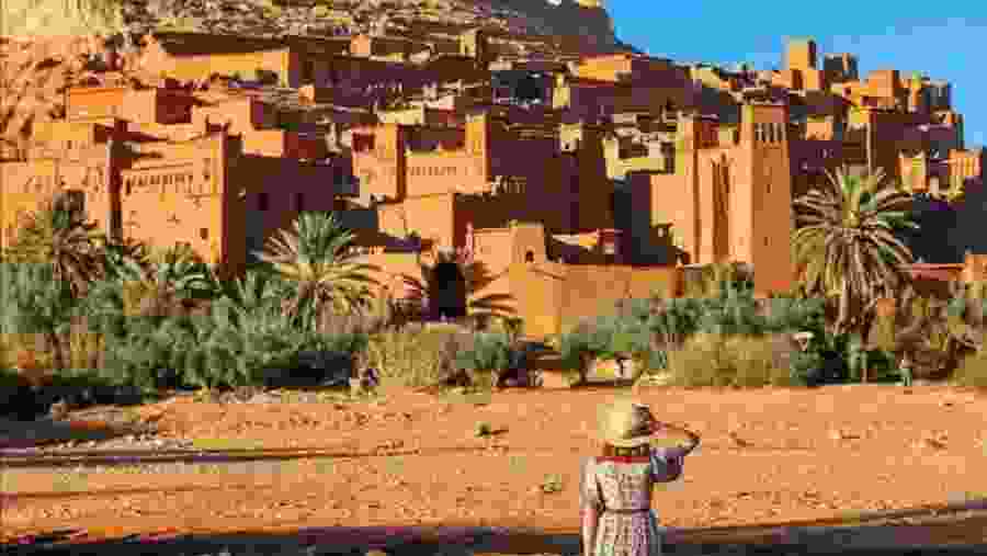 The fortified village of Ait Benhaddou