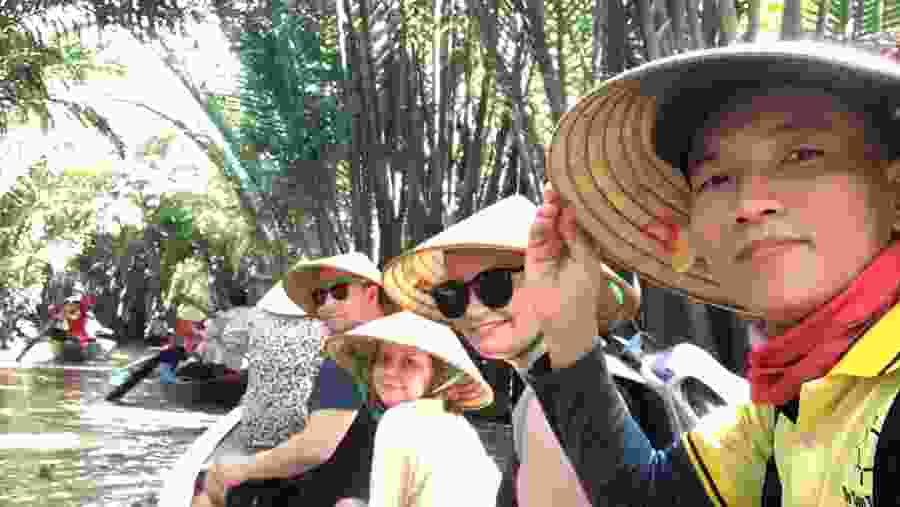 Boating at Mekong Delta
